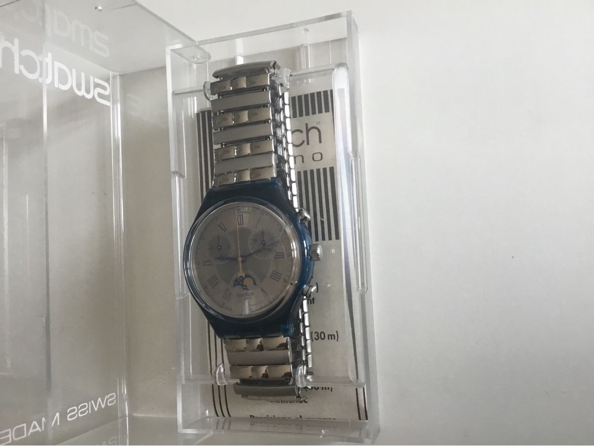 Swatch Uhren: Swatch Moonphase SCN-402 new, extremely rare, never used. – Neu und originalverpackt aus Pully von PongDayOne 7