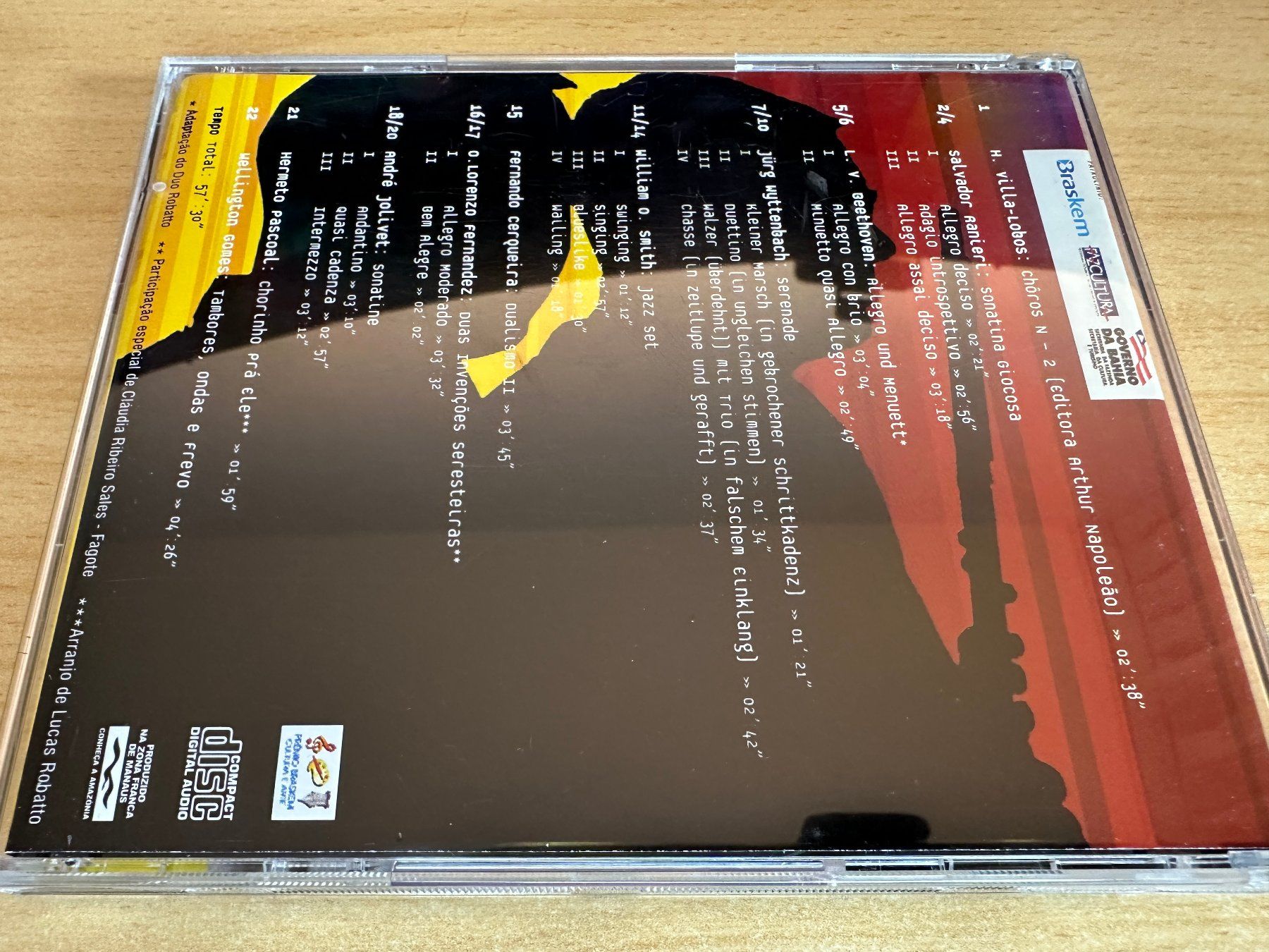 CD: Duo Robatto – Flauta Clarineta – Usato da Rikon im Tösstal venduto da Alpenmutz 1