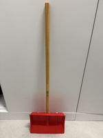 Kinder Schneeschaufel Holz/Kunststoff in rot