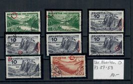 1931 P.J. Abarten Marken 57-59