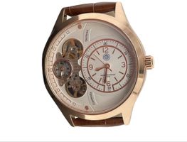 Herren Quarz Uhr Constantin Dumont Roségold Lederband OVP 