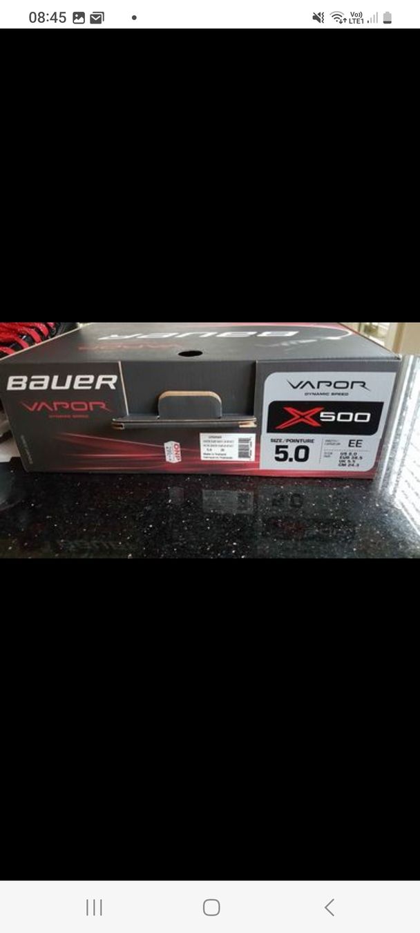 Bauer Pattini da ghiaccio: Patins BAUER Vapor 500 Junior. – Usato da Biel/Bienne venduto da gde_2hgy 1