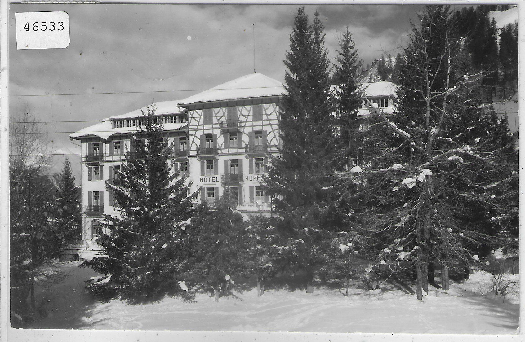 Cartoline postali: Chesa Renata - Bergün im Winter – Usato da Ettingen venduto da Kartenplanet