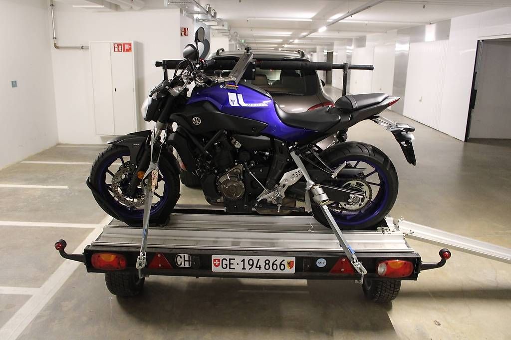Anhänger: Remorque SMV pour 1 moto – Gebraucht aus Grand-Lancy von mat_gyj9 2