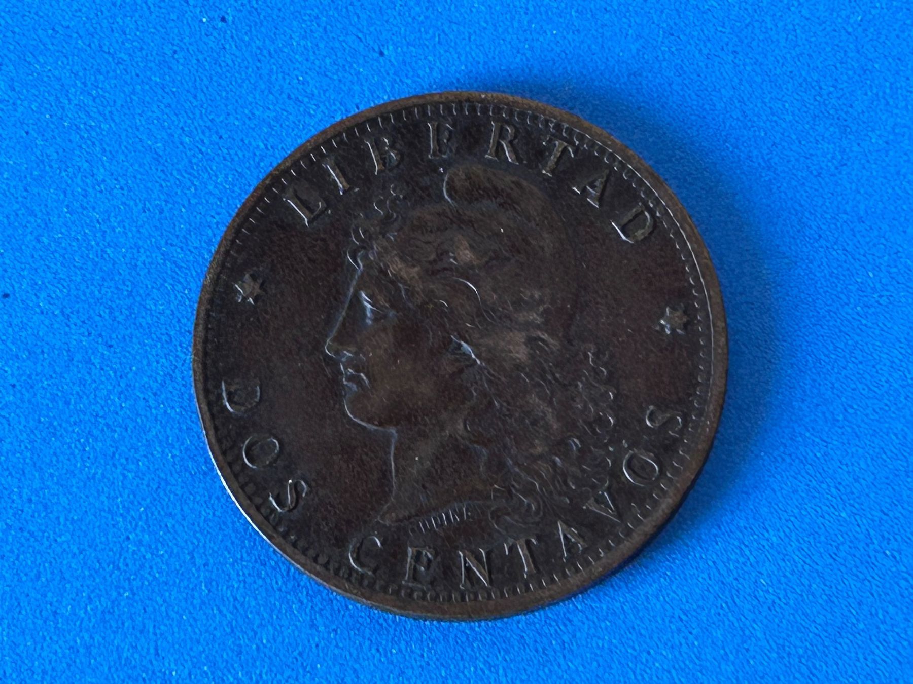 Tutti le monete: Argentina - 2 Centavos 1884 – Usato da Corcelles NE venduto da AJKader 8