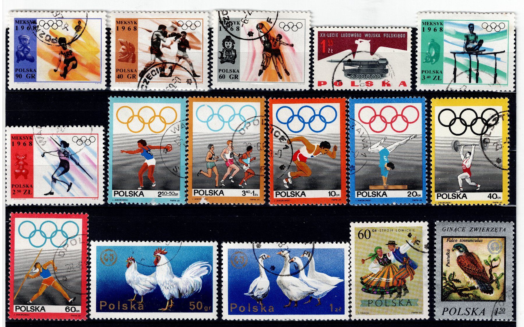 Tutti i francobolli: Briefmarken 49x Polen – Usato da Tenniken venduto da mik_6mxg 3