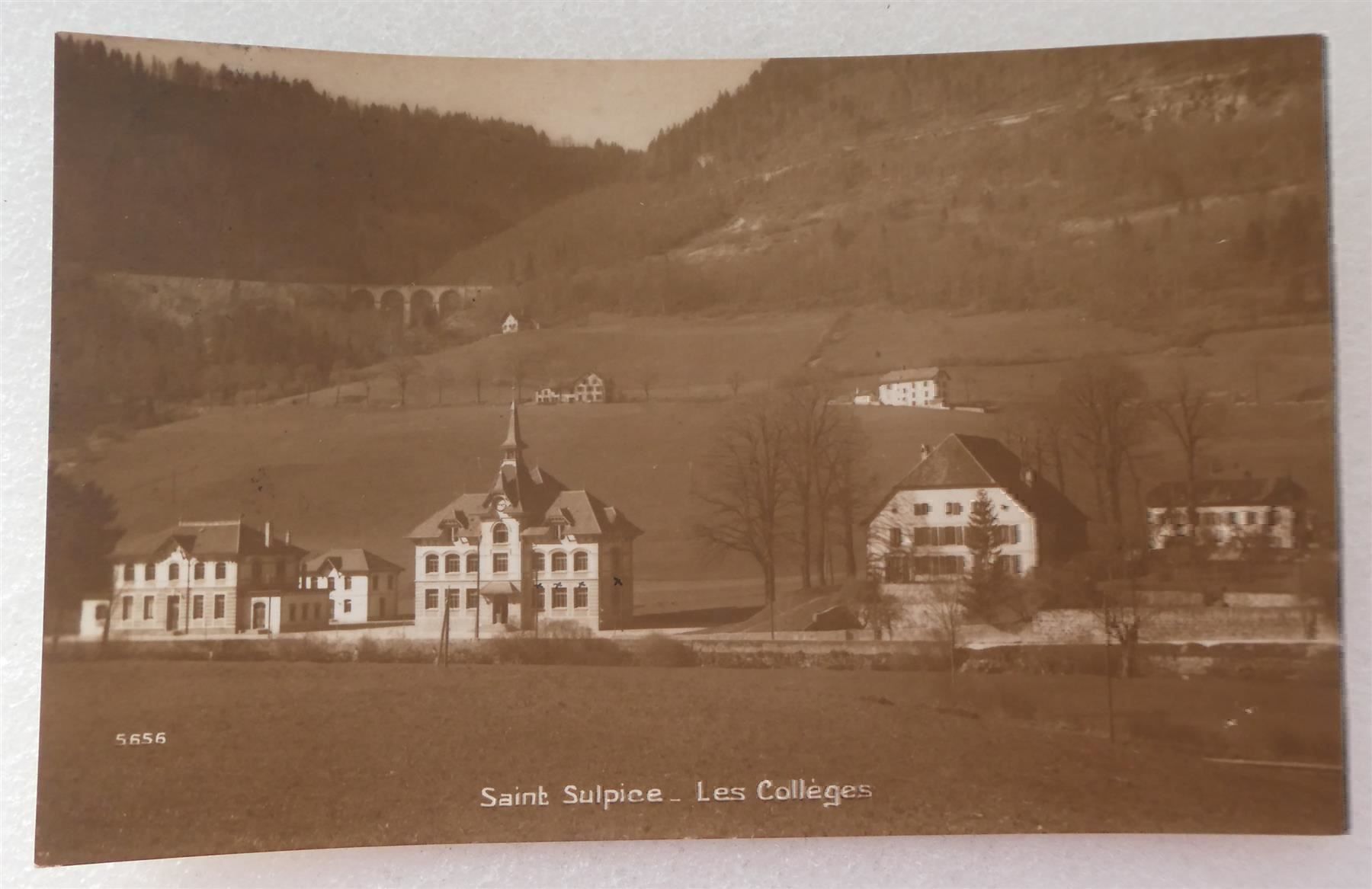 Cartoline postali: Saint Sulpice Les Colléges Val-de-Travers Perrochet – Usato da Frauenfeld venduto da Astra13