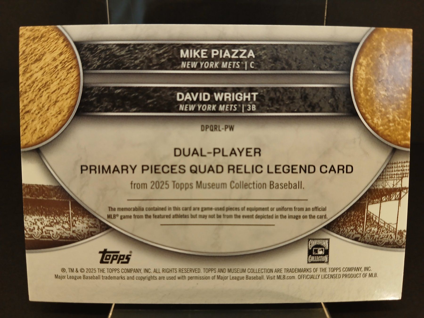 MLB Carte collezionabili: Topps Museum Mike Piazza David Wright Quad Relic Legends /75 – Nuovo (secondo la descrizione) da Schaffhausen venduto da Hariyama 1