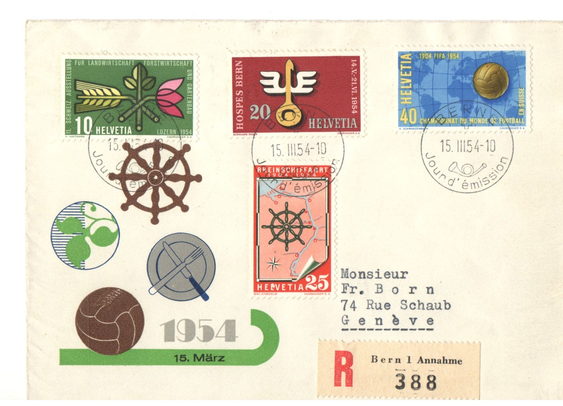 Tous les timbres: FDC – D'occasion à Echichens par mullerch