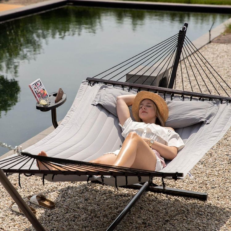 Hngematte mit Gestell und Tisch Doppelhngematte Belastbar (Neu und  originalverpackt) in Herisau fr CHF 219  mit Lieferung auf Ricardo kaufen
