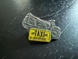 Pin Taxi Winterthur Motorrad Rarität