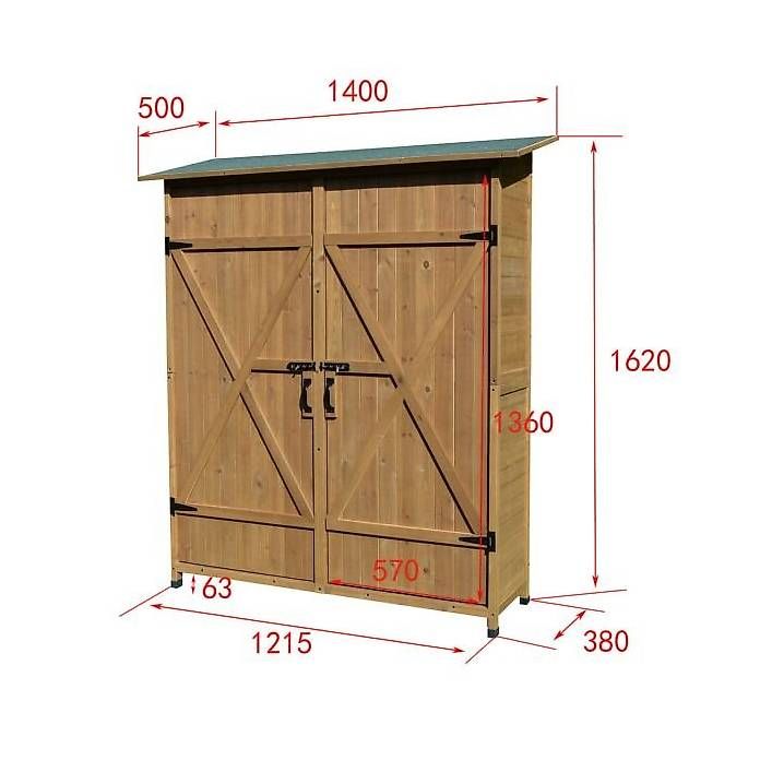 Casette da giardino & serre: Garten-/ Geräteschrank aus Fichte – Usato da Herisau venduto da mon_xl6w 3