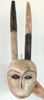 XXL seltene wunderschöne alte Lega Maske Kongo Höhe 57 cm