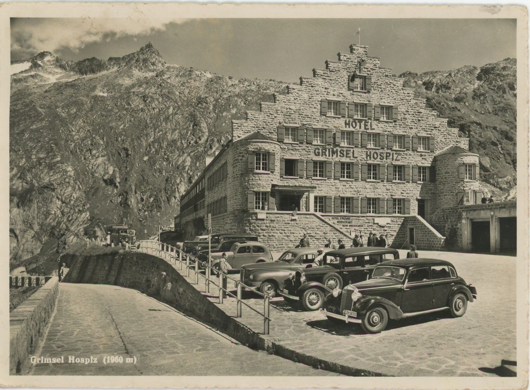 Cartoline postali: Hôtel grimes Hospiz – Usato da Crémines venduto da Falta