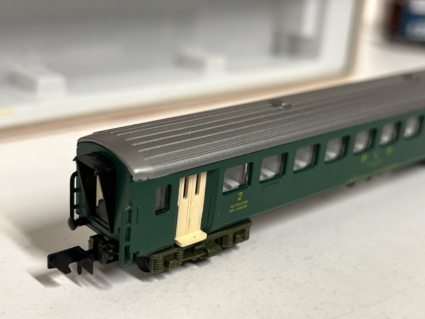 Arnold Modellini di ferrovie: Spur N Arnold Rapido BLS 2.Klasse 826-8 – Usato da Geroldswil venduto da TopTrain54 2