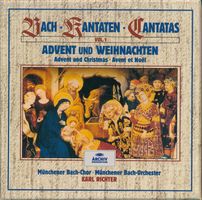 4 CDs Bach Kantaten Advent und Weihnachten, Karl Richter