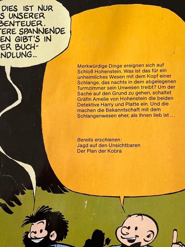 Comics: 1. Auflage Harry und Platte. Der Plan der Kobra – Gebraucht aus Uster von Arrayo 1