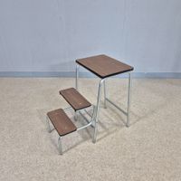 Step-Stool Tritthocker 3-Tritt Hocker braun