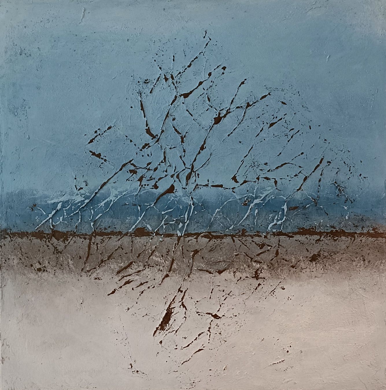 Dipinti: Abstrakte Kunst 60x60 – Nuovo (secondo la descrizione) da Villmergen venduto da Cynober-Art 1