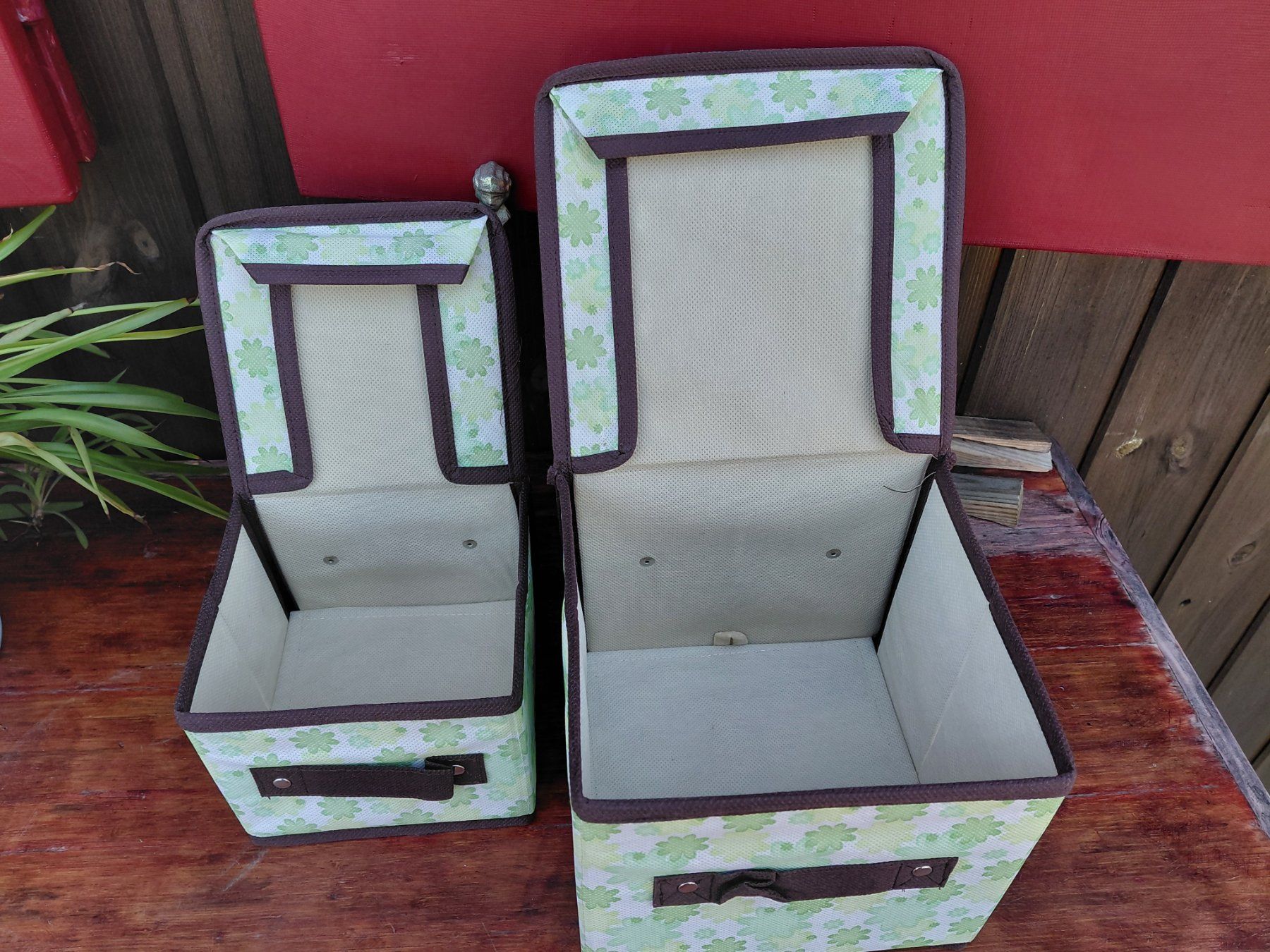 Altro in Decorazioni & Accessori: lot de 2 boites de rangement pliables carrées – Nuovo (secondo la descrizione) da Boussens venduto da mgerma54