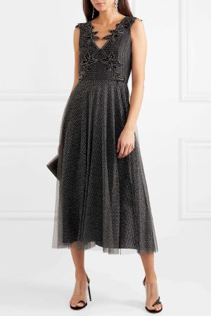 Orig. CHRISTOPHER KANE Tüll Midi Dress Gr. 36, NP 1'580.—