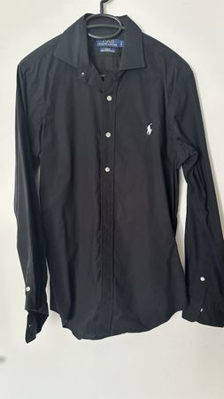 Schwarzes Herrenhemd Polo Ralph Lauren Grösse S