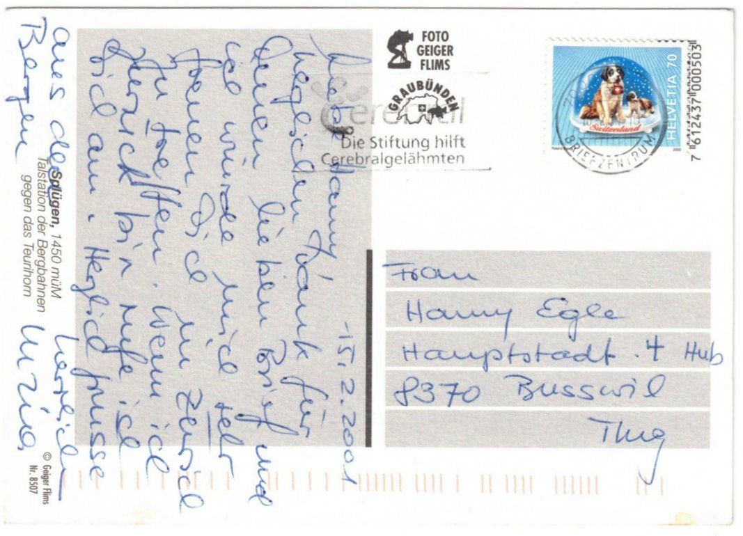 Cartoline postali: Splügen - Gondelbahn – Usato da Binningen venduto da Mountainrider 1