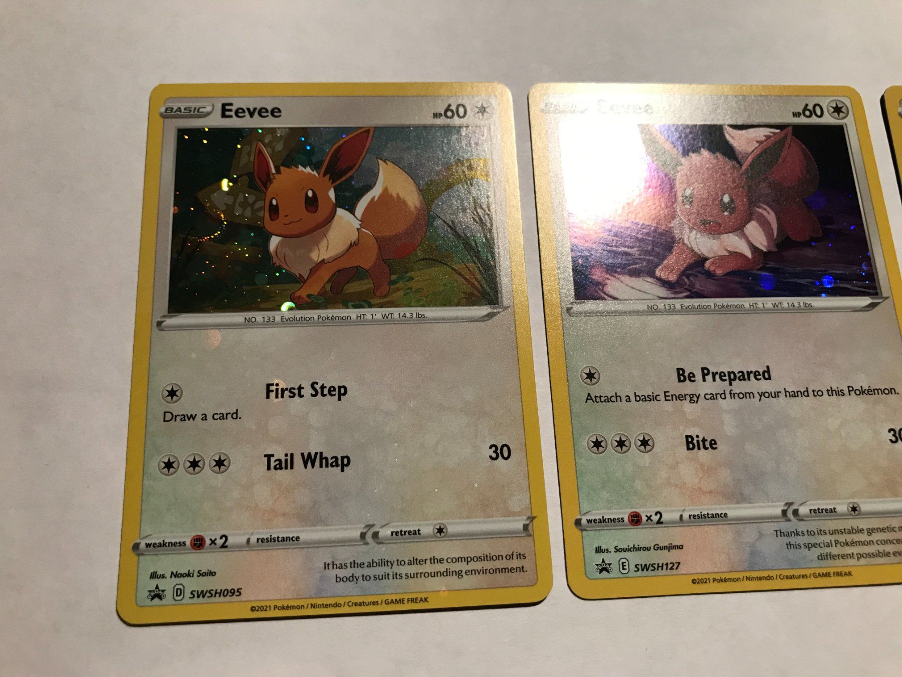 Pokémon Sammelbilder & Trading cards: Eevee holo Set EN – Gebraucht aus Hagendorn von Pokecollectorch 2