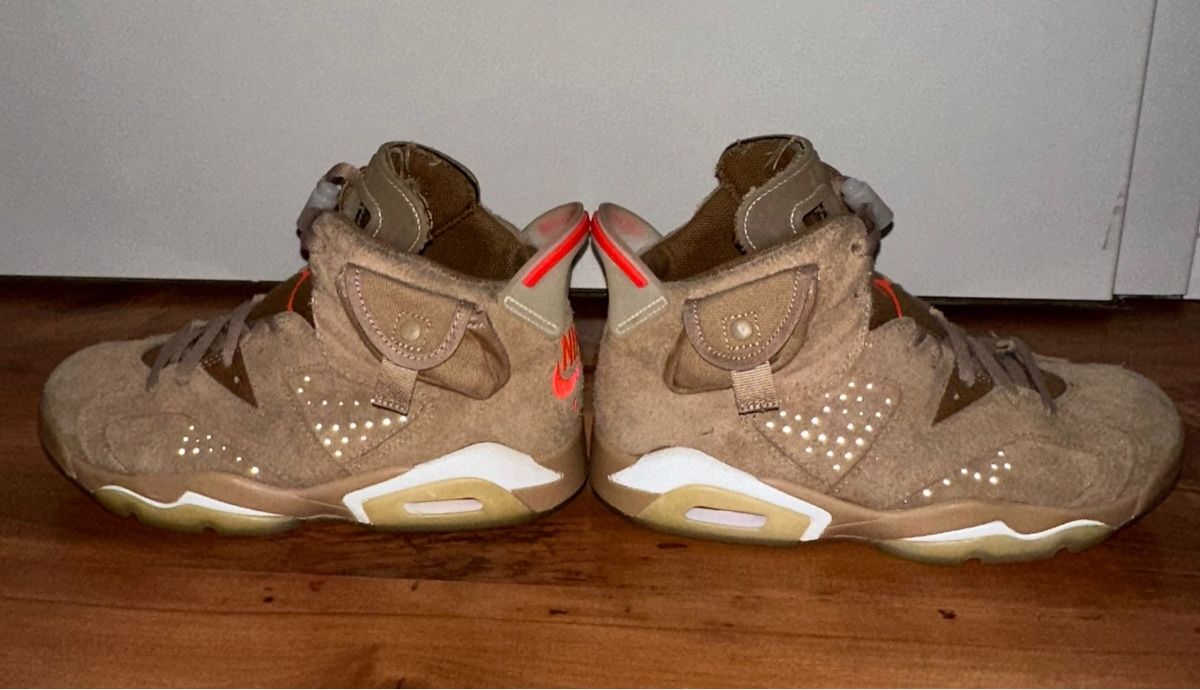 Jordan Scarpe da uomo: Jordan 6 retro Travis Scott Kaki brown – Usato da Büetigen venduto da ras_5bvt 5