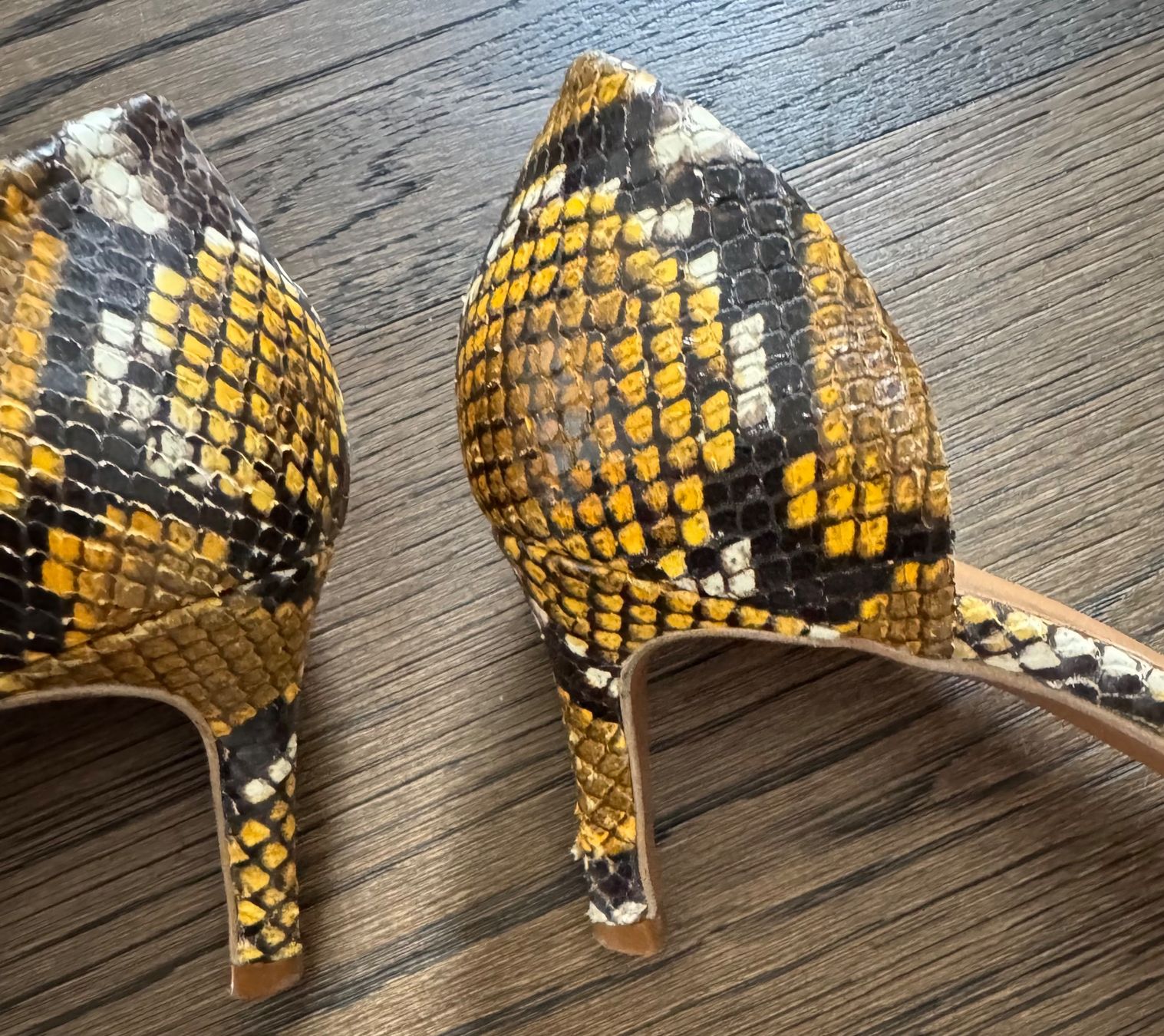 Bugatti Damenschuhe: Bugatti Snake-Print Leather Heels - Made in Italy – Gebraucht aus Uitikon Waldegg von gha_v6gz 3