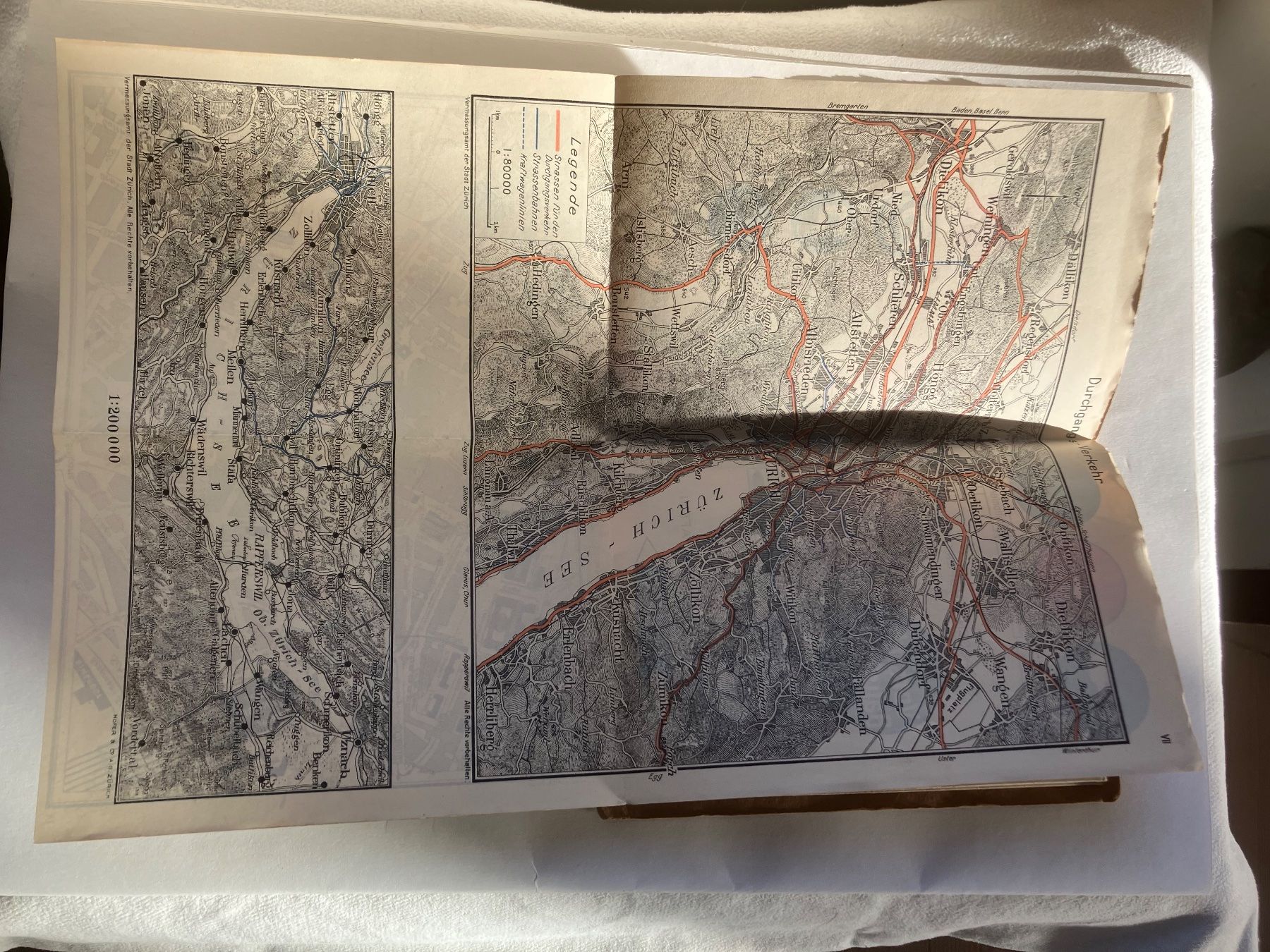 Cartoline: Verkehrsplan von Zürich – Usato da ZUERICH venduto da Carolus1 3