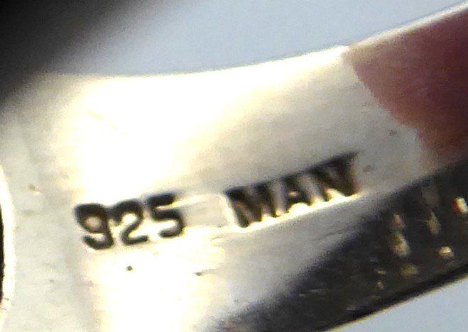 Bagues: Ring 925 Silber mit synthetischen Steinchen – D'occasion à Muri AG par Lineli2020 5