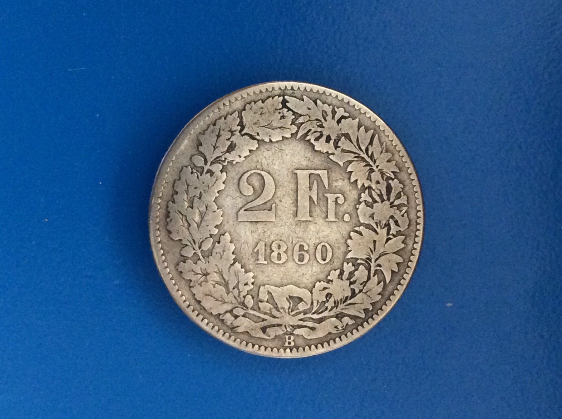 Tutti le monete: 2 francs  1860  Rare – Usato da Genève venduto da pie_fh2d