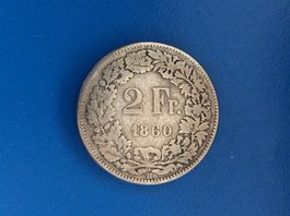 2 francs  1860  Rare