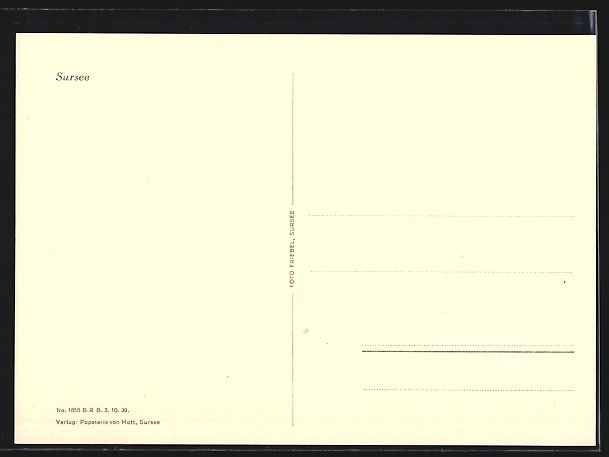 Cartoline postali: AK Sursee, Strassenpartie mit Kirche – Usato da Berlin venduto da bartko-reher 1