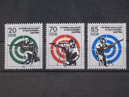 DDR 1986 Sportschiessen WM **