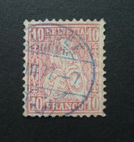 Nr. 38 mit blauem Stempel SURSEE LU