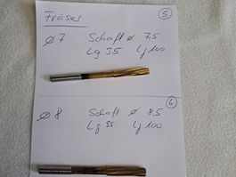 2 Fräser Reiben Set 5 & 6
