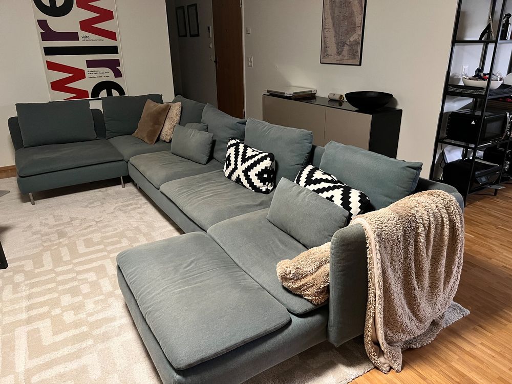 Sofa SÖDERHAMN mit 14xKissen Kaufen auf Ricardo