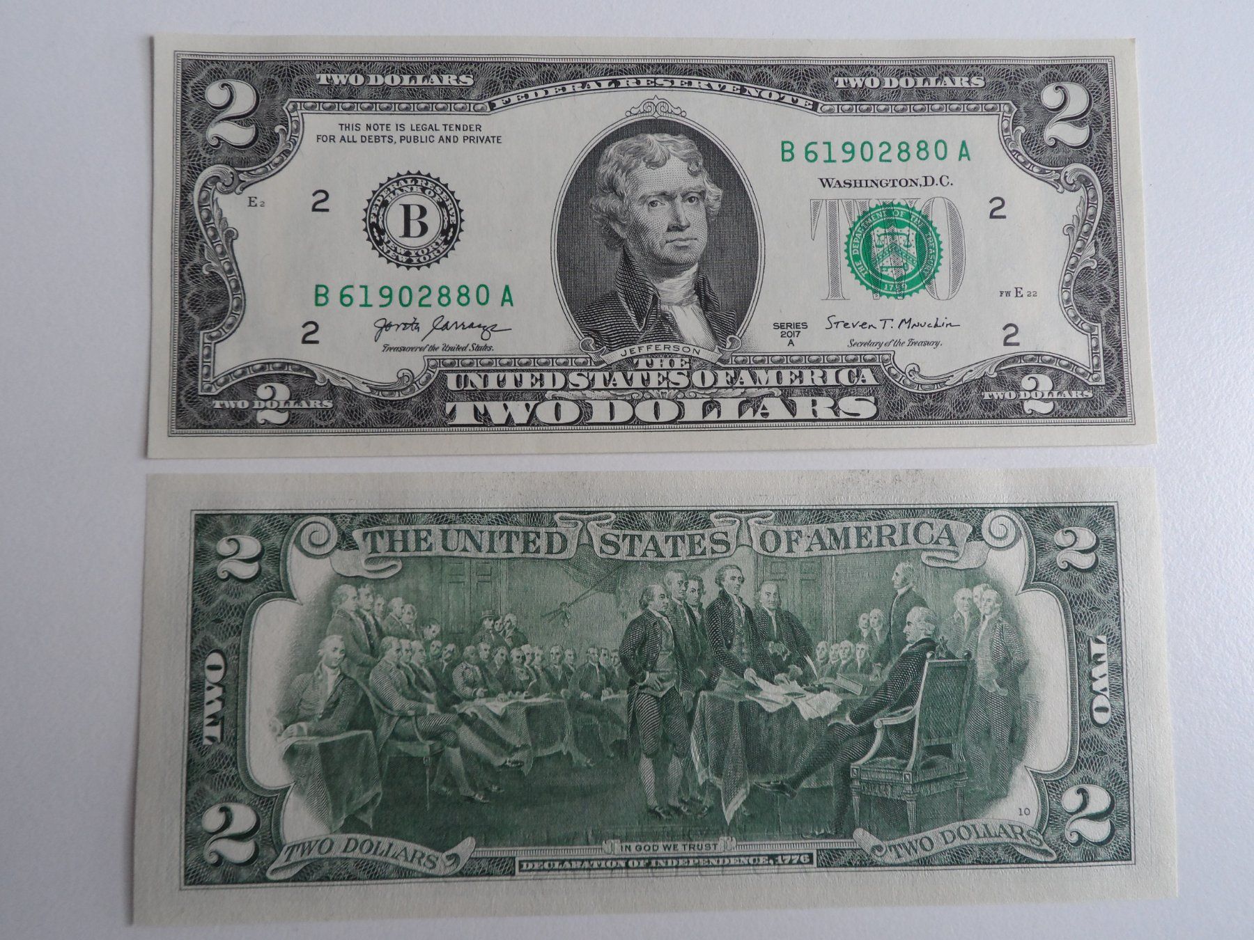 Banconote: ***** 2 DOLLAR Note USA ***** – Nuovo (secondo la descrizione) da Therwil venduto da Hcd1919