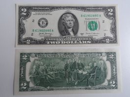***** 2 DOLLAR Note USA *****