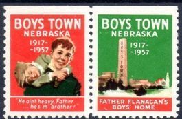 VIGNETTE 1917-1957 BOYS TOWN NEBRASCA *OHNE GUMMI* - Q304