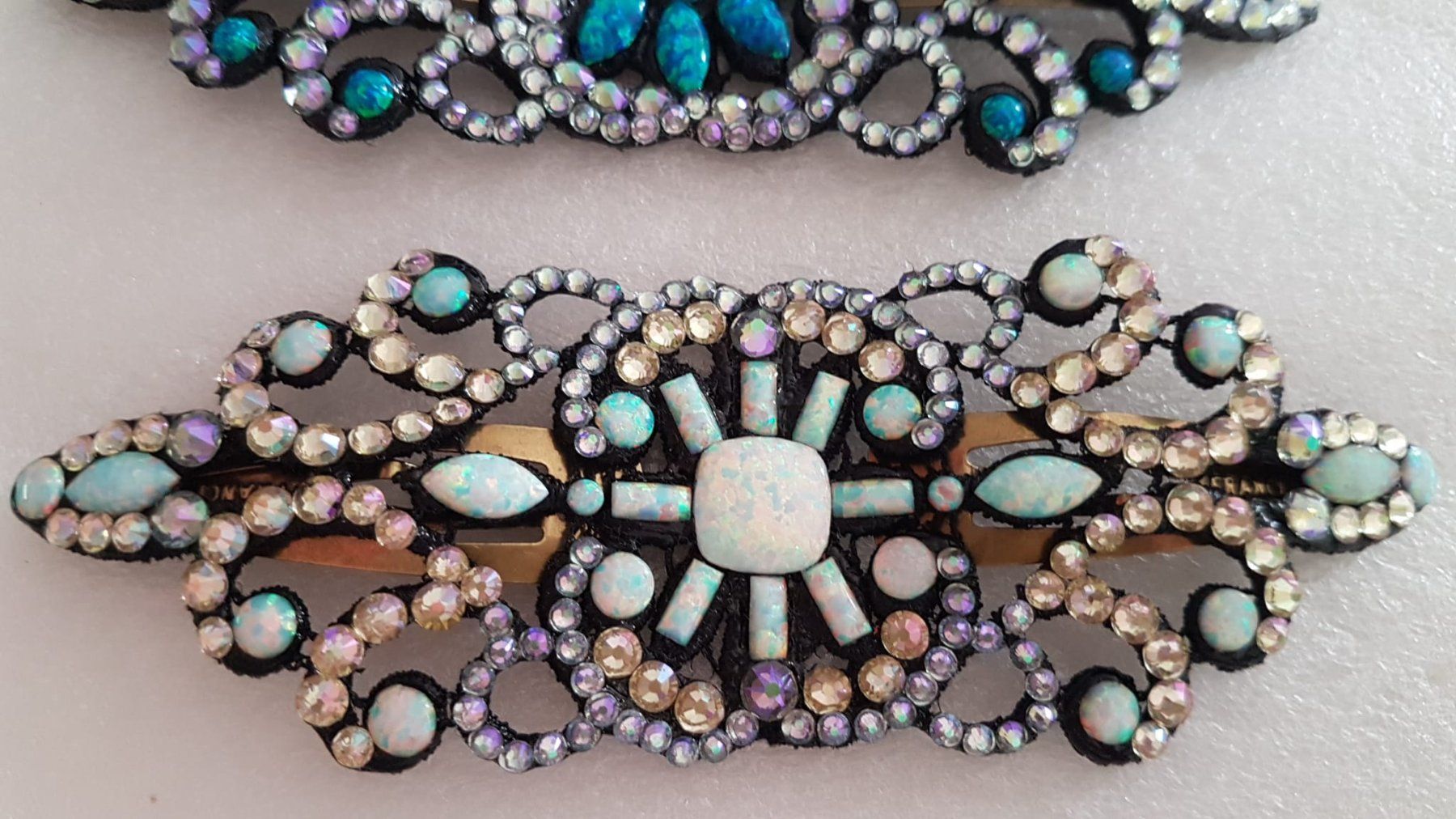 Accessori per capelli: Haarspange mit Swarovski Steinen 13cm. – Nuovo (secondo la descrizione) da Zürich venduto da 280_yc86 1
