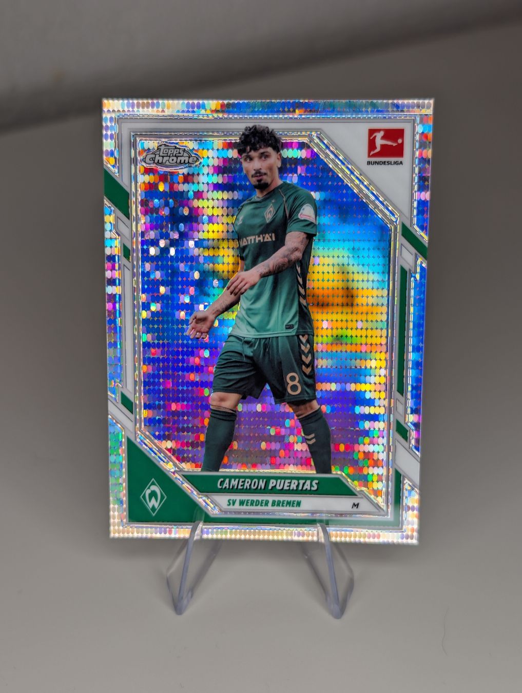Topps Sammelbilder & Trading cards: Cameron Puertas SV Werder Bremen Topps Chrome BL – Neu (gemäss Beschreibung) aus Hunzenschwil von BRPCards