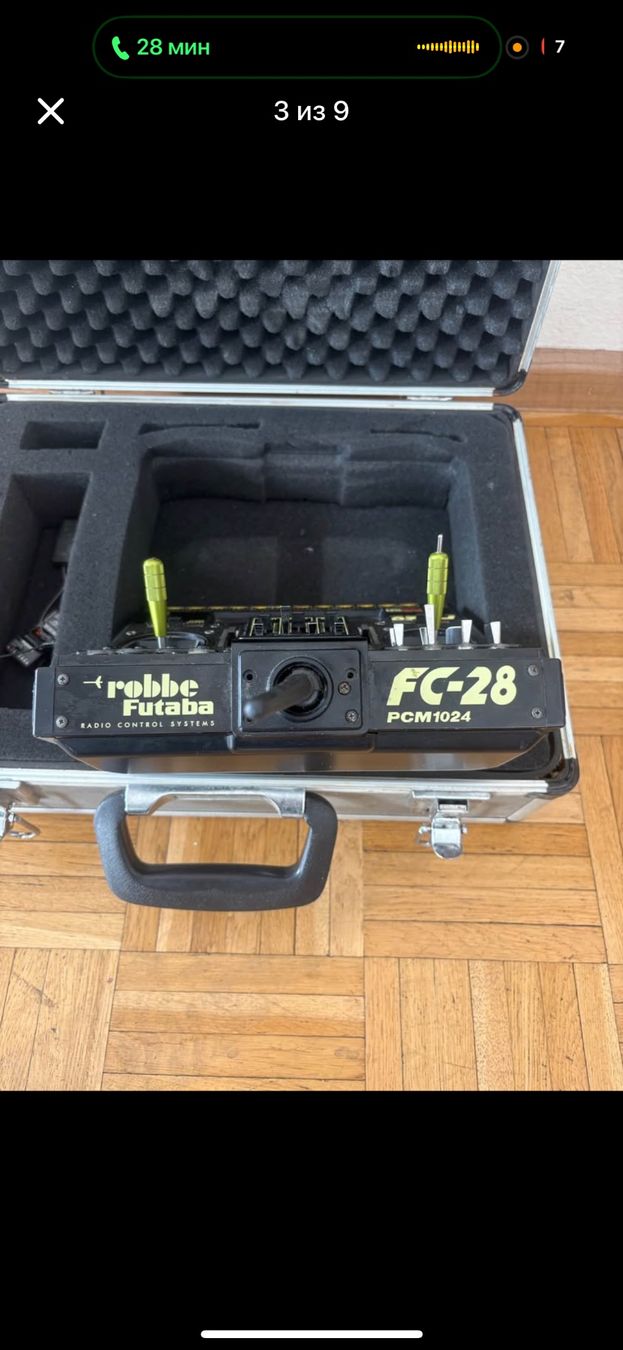 Modellismo RC: Robbe Futaba FC-28 V3.2 - Umgerüstet auf 2.4GHz inkl. Koffer – Usato da Basel venduto da kia_wlc2 7
