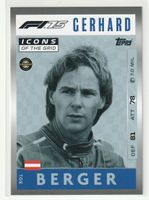 2025 Topps F1 Turbo Attax Formel 1 Gerhard Berger