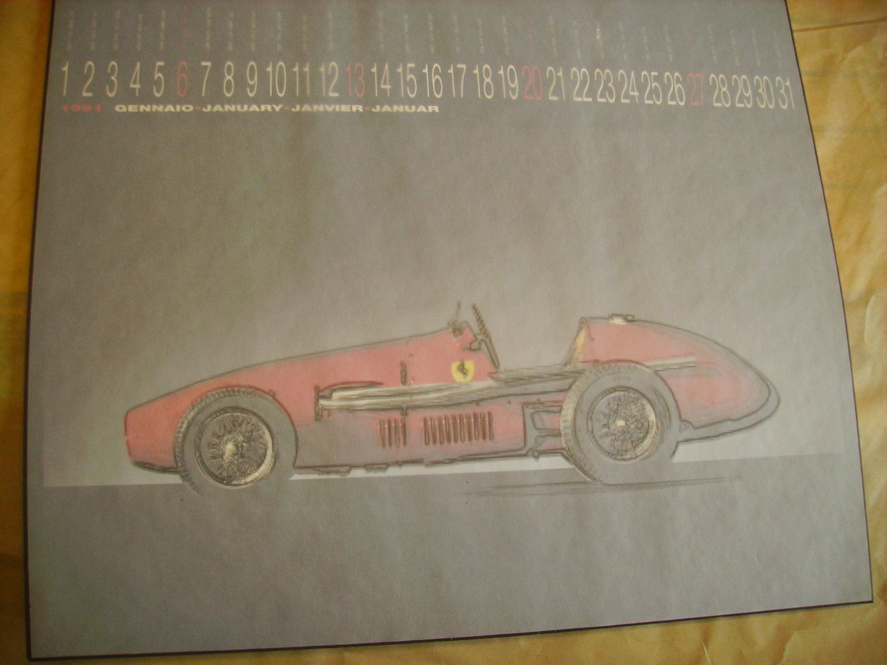 Ferrari Calendari: Ferrari Kalender 1991 – Usato da Immensee venduto da bubi19 2