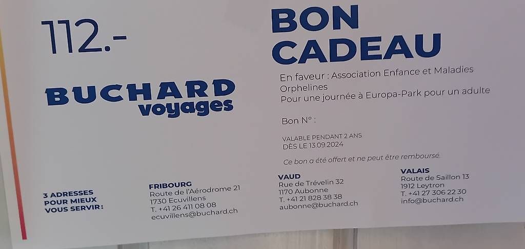 Livres: Bon EuropaPark Buchard Voyage  – D'occasion à Choëx par ala_jhc6