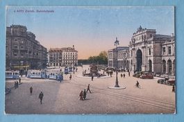 Zürich - Bahnhof - Strassenbahn - Tram  - Hotel Habis