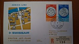 Swissair Zürich - Linz 01.11.1977